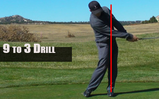 9 to 3 Golf Swing Drill
