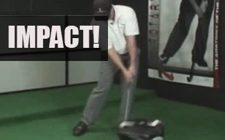 Golf Impact Position Face On: Stack for Safety, Distance