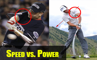 Speed vs. Power in the Golf Swing