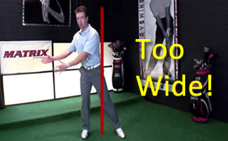 Eliminating the Confusion About Golf Stance Width