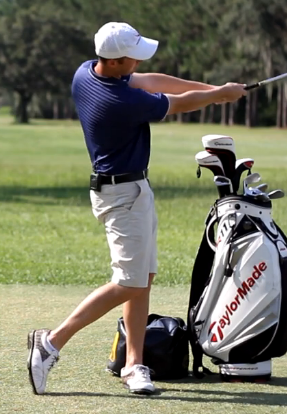 how to use the right shoulder in golf