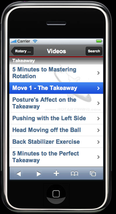 iphone golf