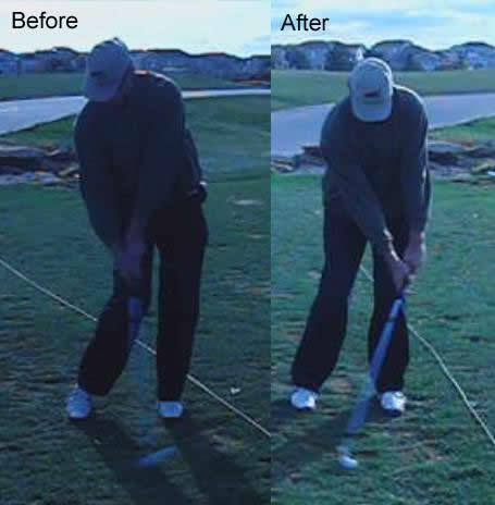 fix golf impact position