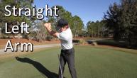 How to Keep Your Left Arm Straight in the Backswing